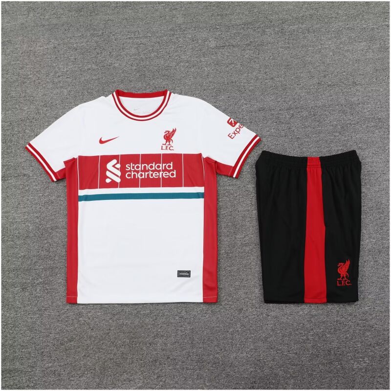 Mens Liverpool Short Training Suit White 2024/25