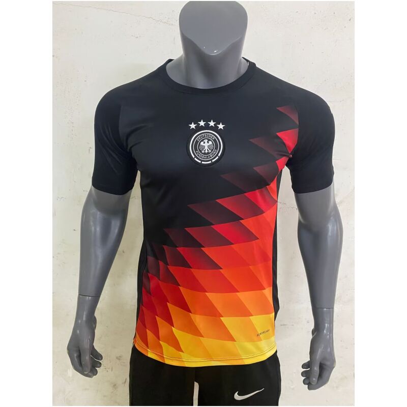Mens Germany Short Training Black Jersey 2024