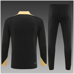 Kids PSG Training Suit Black – Gold 2024/25