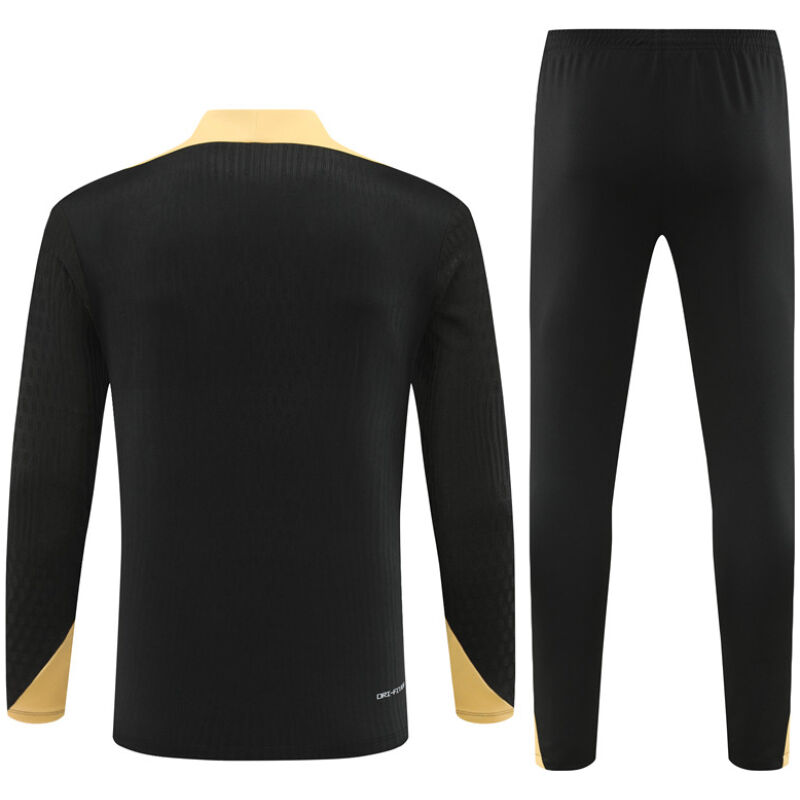 Mens PSG Training Suit Black – Gold 2024/25