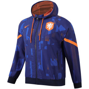 Mens Netherlands All Weather Windrunner Jacket Blue 2024