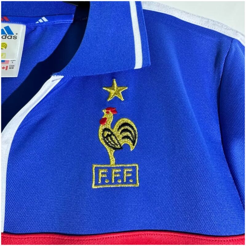 Mens France Retro Home Jersey 2000