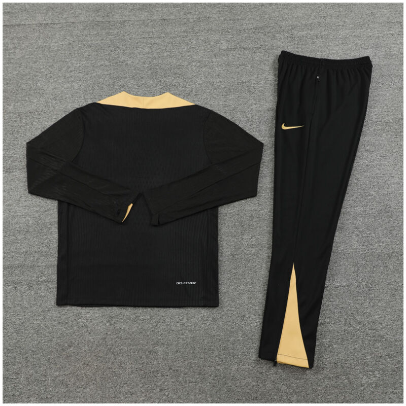 Mens PSG Training Suit Black – Gold 2024/25