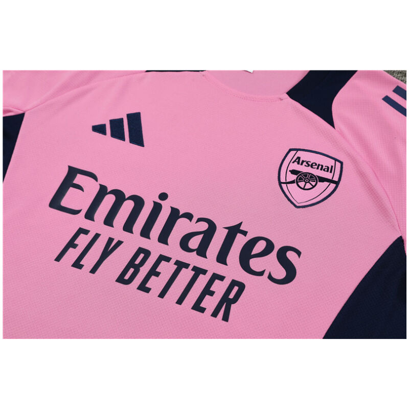 Mens Arsenal Short Training Suit Pink 2024/25