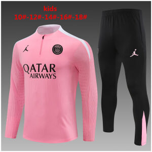 Kids PSG x Jordan Training Suit Pink 2024/25