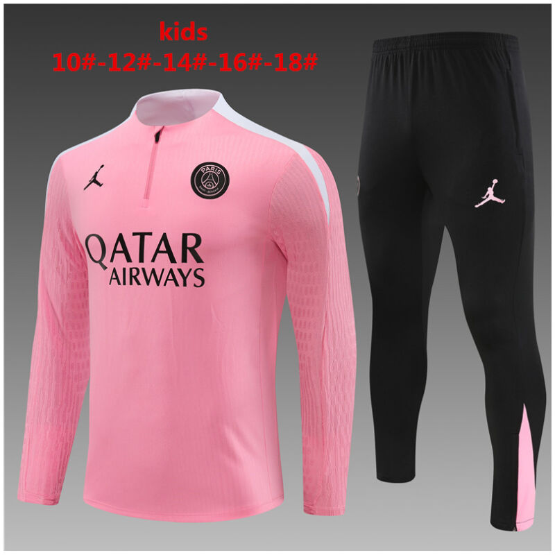 Kids PSG x Jordan Training Suit Pink 2024/25