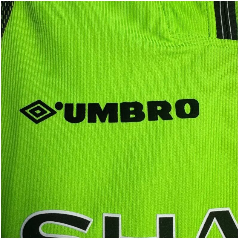 Mens Manchester United Retro Goalkeeper Green Jersey Long Sleeve 1998/99