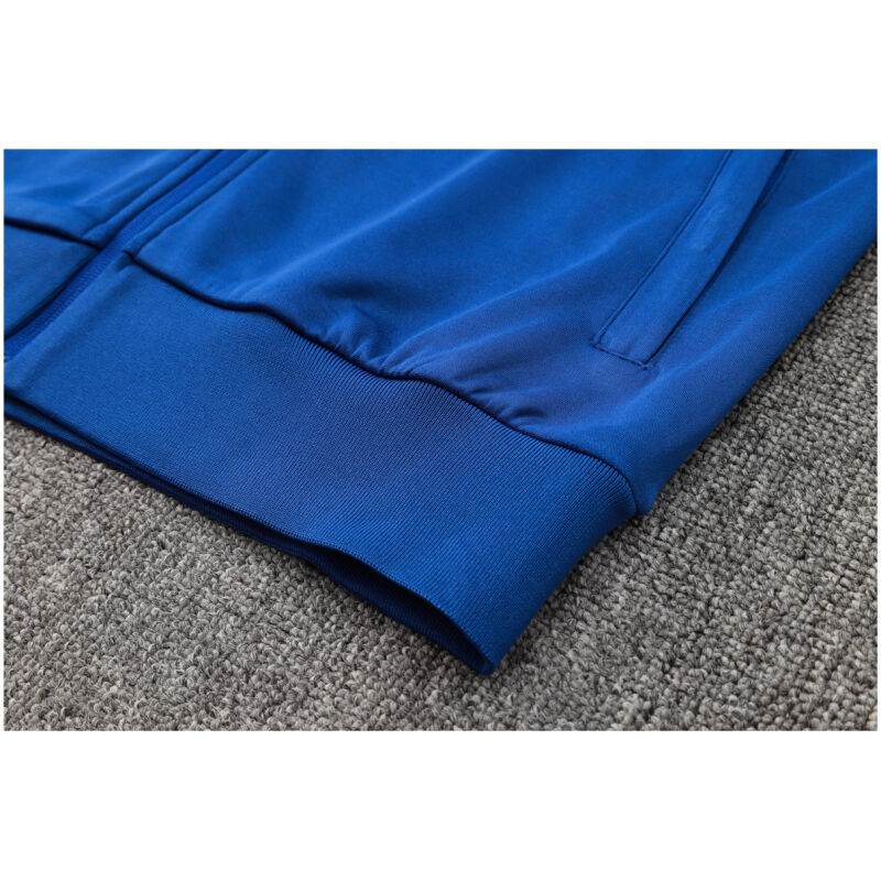 Mens Brazil Jacket + Pants Training Suit Blue 2024