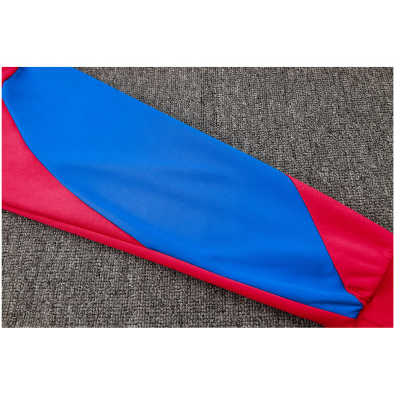 Mens Barcelona Jacket + Pants Training Suit Red 2024/25