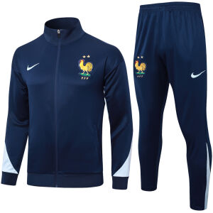 Mens France Jacket + Pants Training Suit Royal 2024