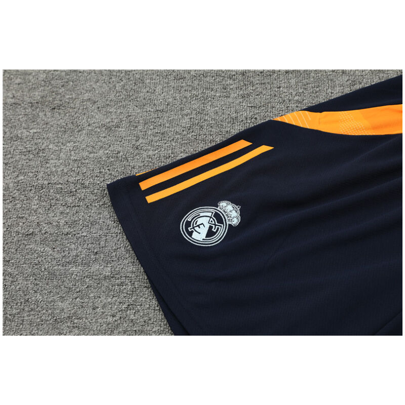 Mens Real Madrid Short Training Suit Light Blue 2024/25