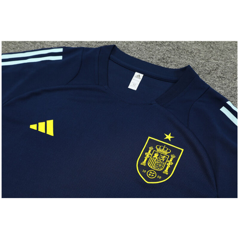 Mens Spain Short Training Suit Royal 2024