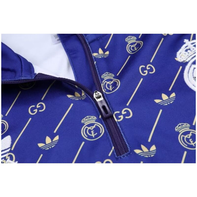 Mens Real Madrid Training Suit Purple 2024/25