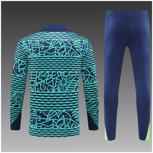 Kids Brazil Training Suit Blue 2024