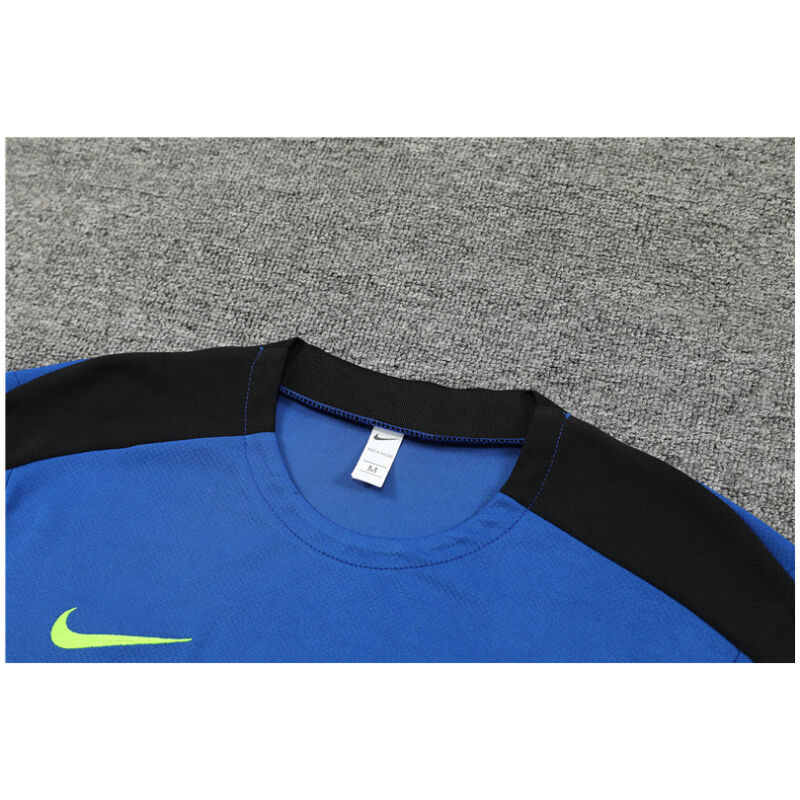 Mens Barcelona Short Training Suit Blue 2024/25