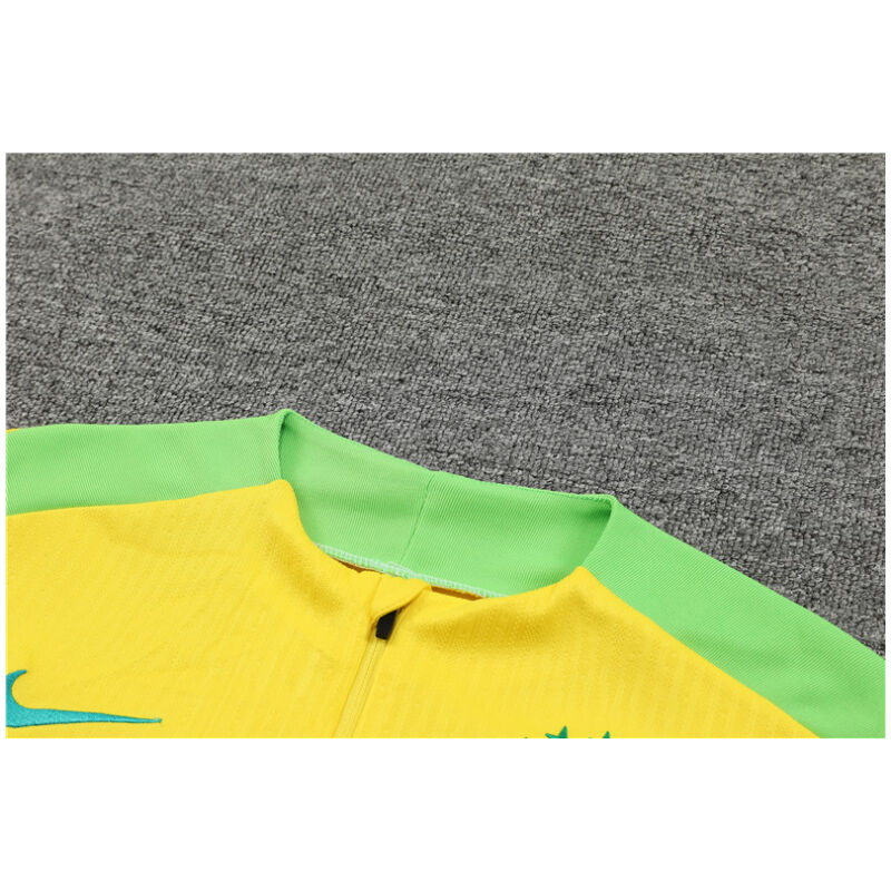 Mens Brazil Training Suit Yellow 2024