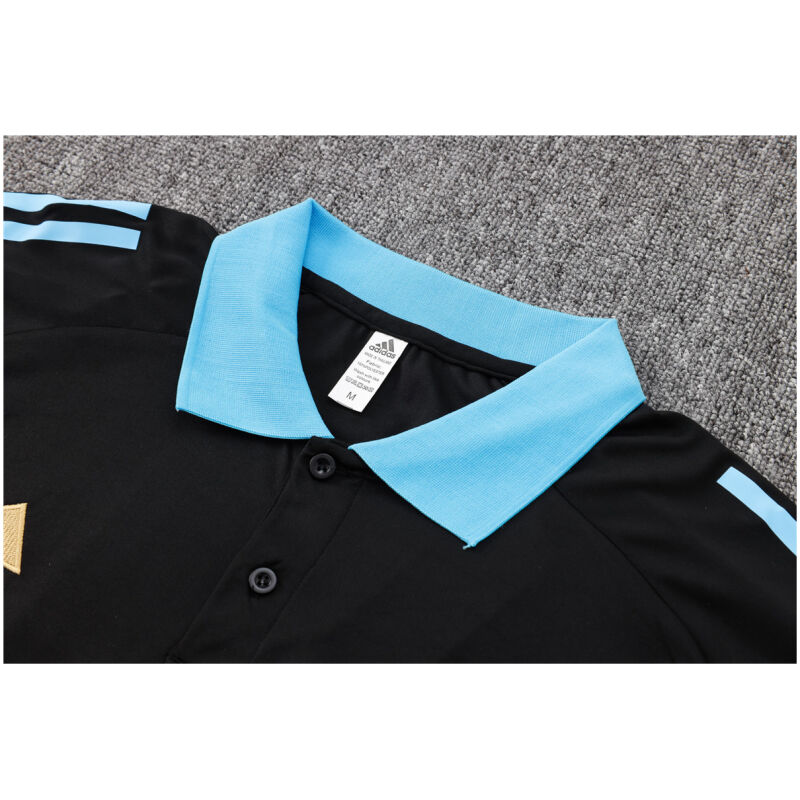 Mens Argentina Polo Shirt Black 2024
