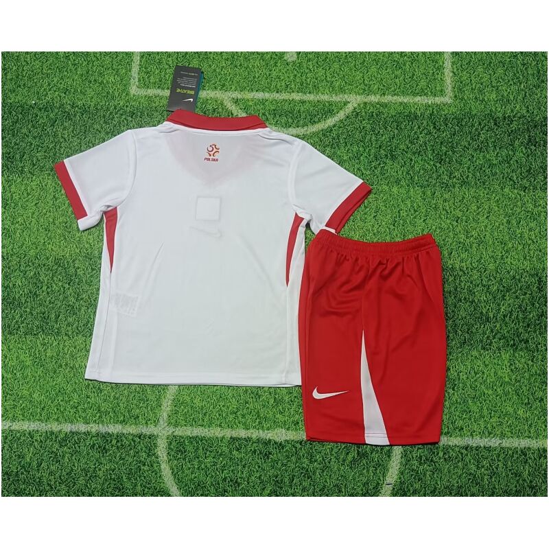 Kids Poland Home Jersey 2024