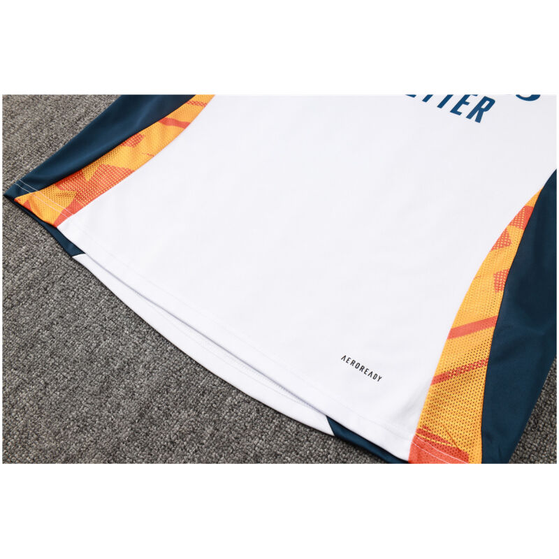 Mens Real Madrid Training Suit White 2024/25