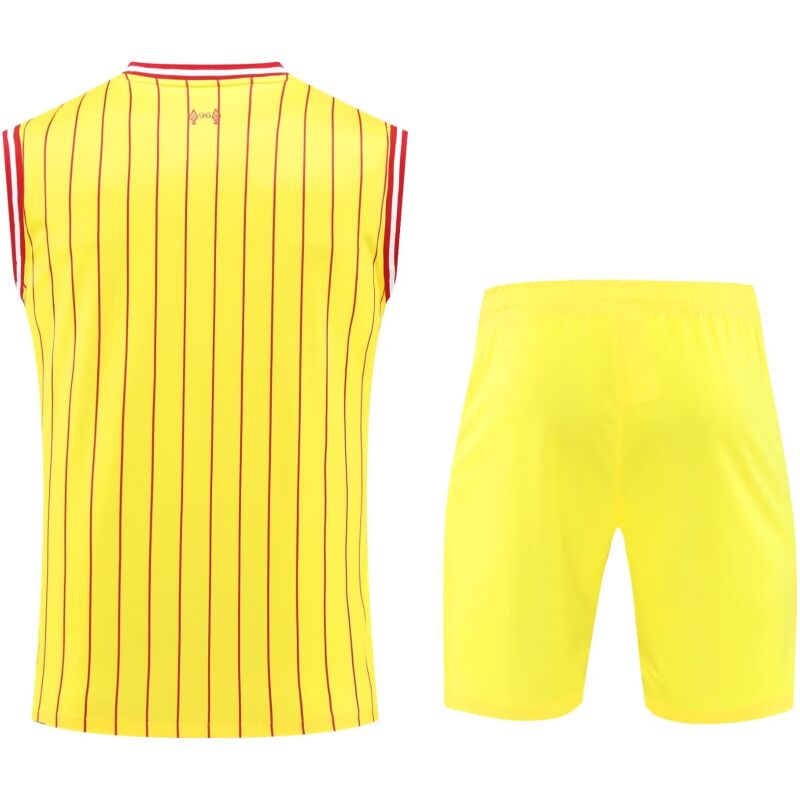 Mens Liverpool Singlet Suit Yellow 2024/25