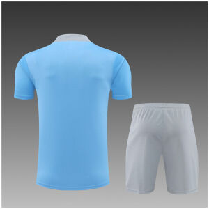 Kids Atletico Madrid Short Training Suit Light Blue 2024/25