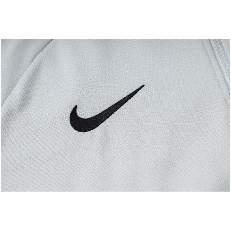 Mens PSG Hoodie Sweatshirt + Pants Training Suit Light Grey 2024/25