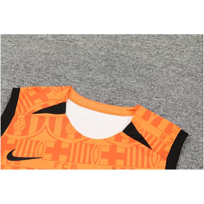 Mens Barcelona Singlet Suit Orange 2024/25
