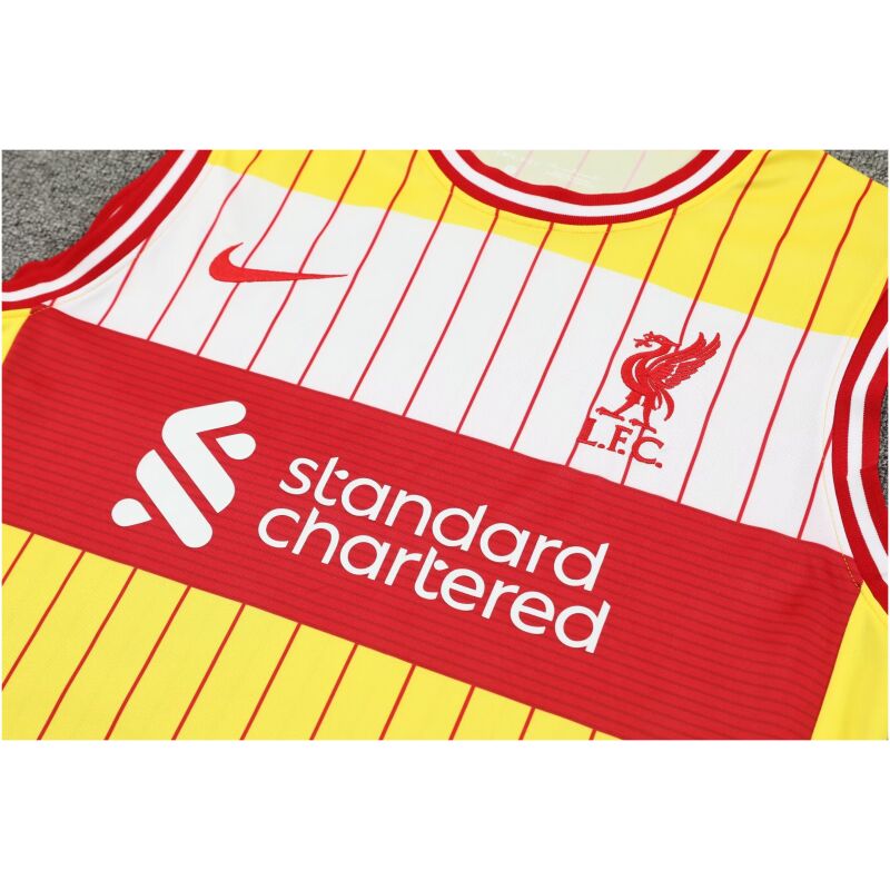 Mens Liverpool Singlet Suit Yellow 2024/25