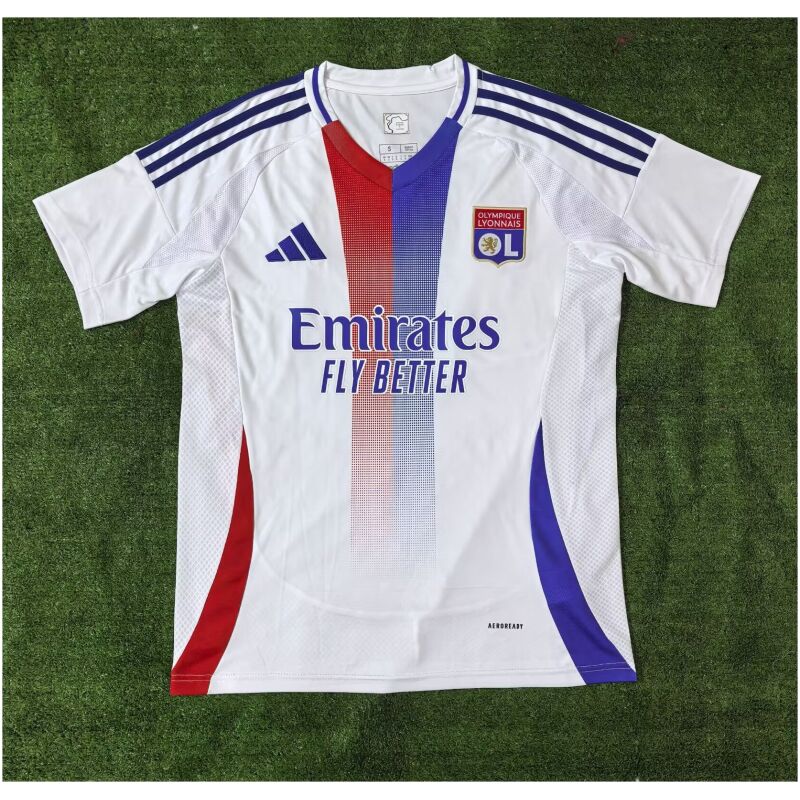 Mens Olympique Lyonnais Home Jersey 2024/25