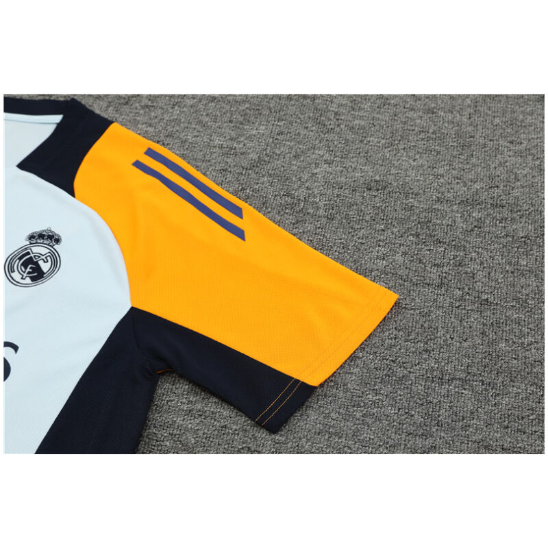 Mens Real Madrid Short Training Suit Light Blue 2024/25