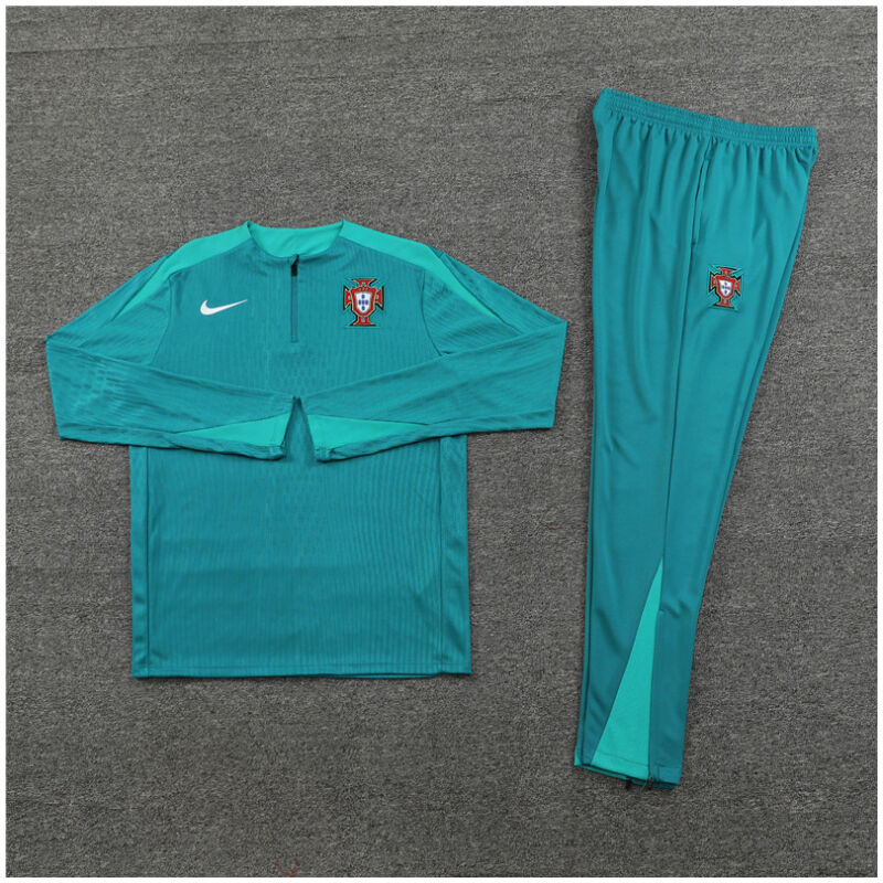 Mens Portugal Training Suit Green 2024