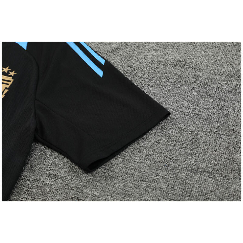 Mens Argentina Short Training Suit Black 2024
