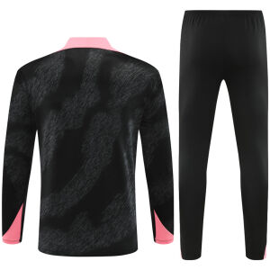 Mens PSG Training Suit Black – Pink 2024/25