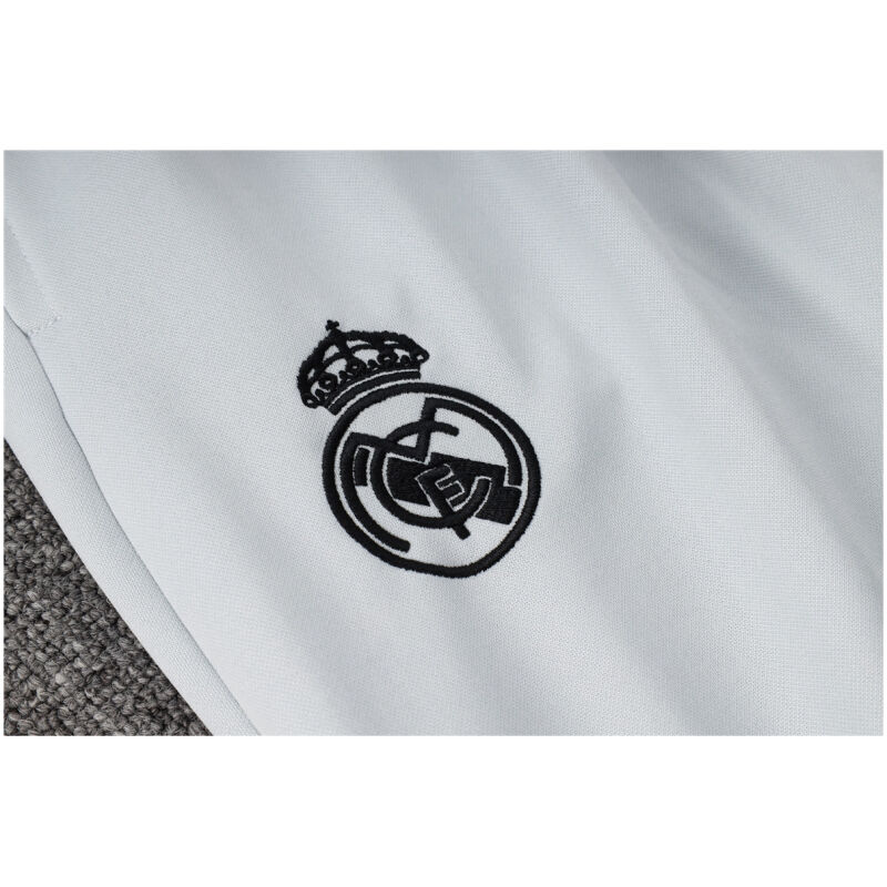Mens Real Madrid Hoodie Jacket + Pants Training Suit Purple 2024/25