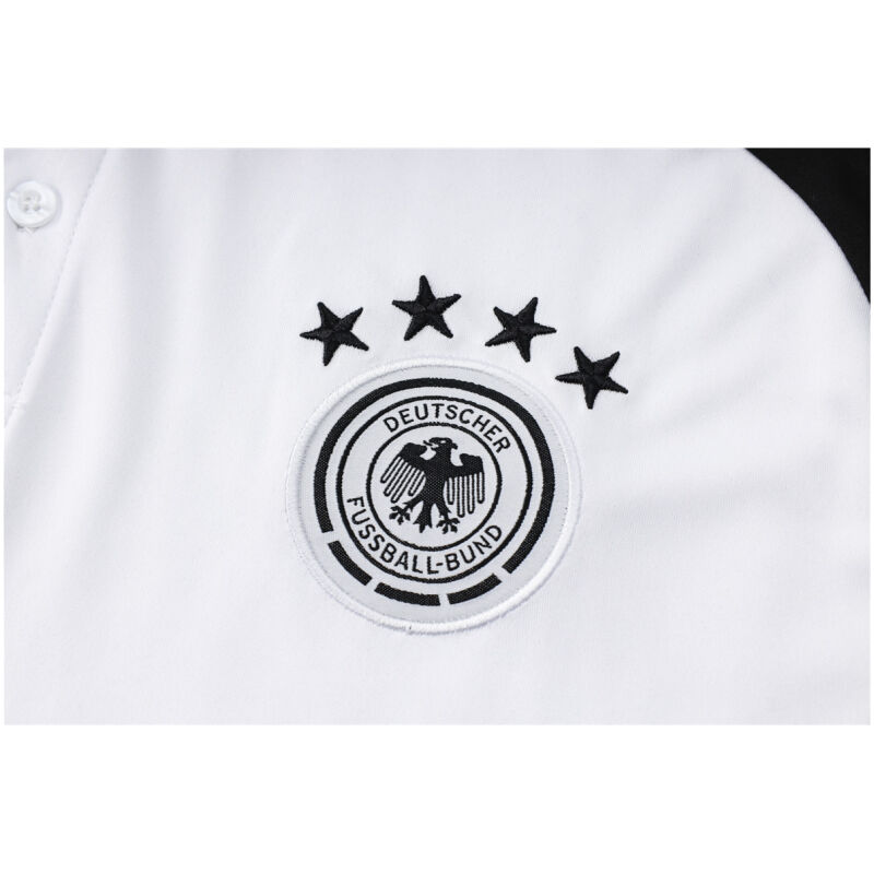 Mens Germany Polo Shirt White 2024