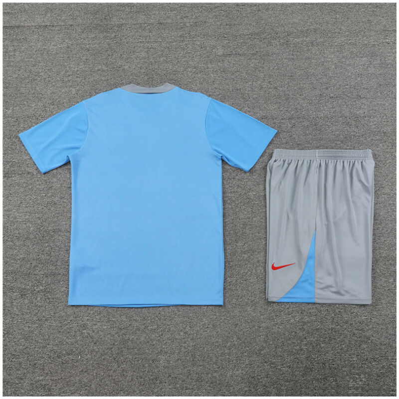 Kids Atletico Madrid Short Training Suit Light Blue 2024/25