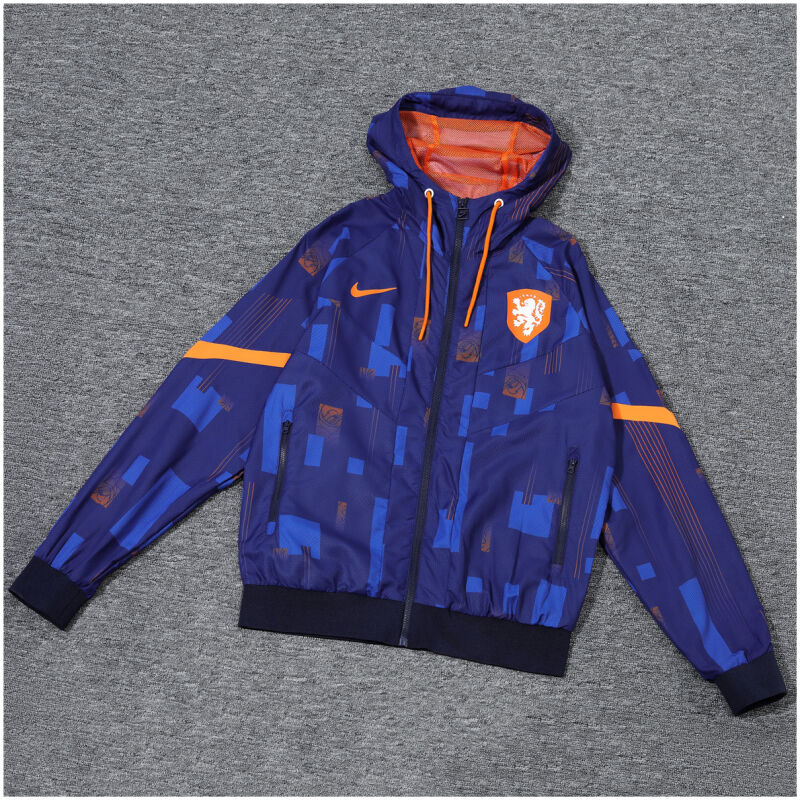 Mens Netherlands All Weather Windrunner Jacket Blue 2024