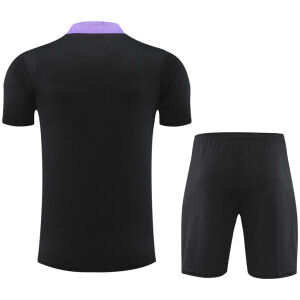 Mens England Short Training Suit Black 2024