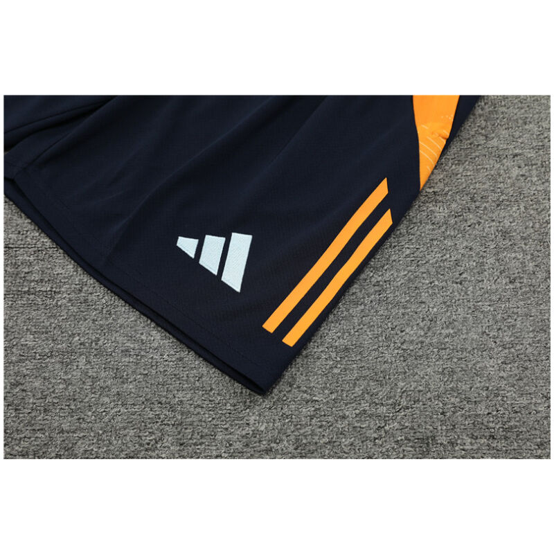 Mens Real Madrid Short Training Suit Light Blue 2024/25