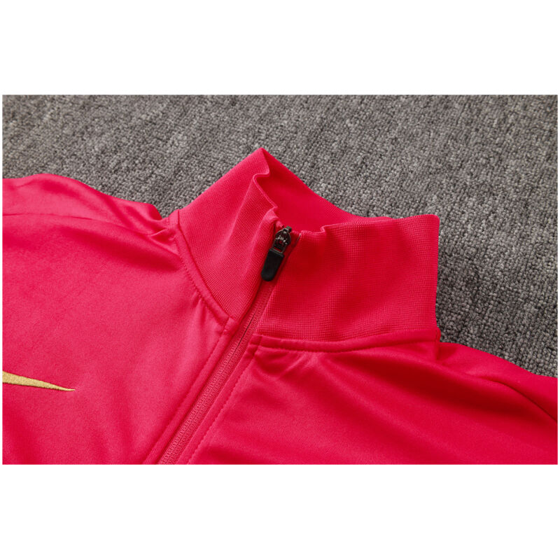 Mens Barcelona Jacket + Pants Training Suit Red 2024/25