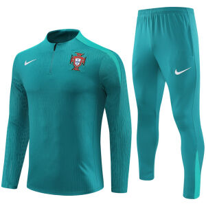Mens Portugal Training Suit Green 2024