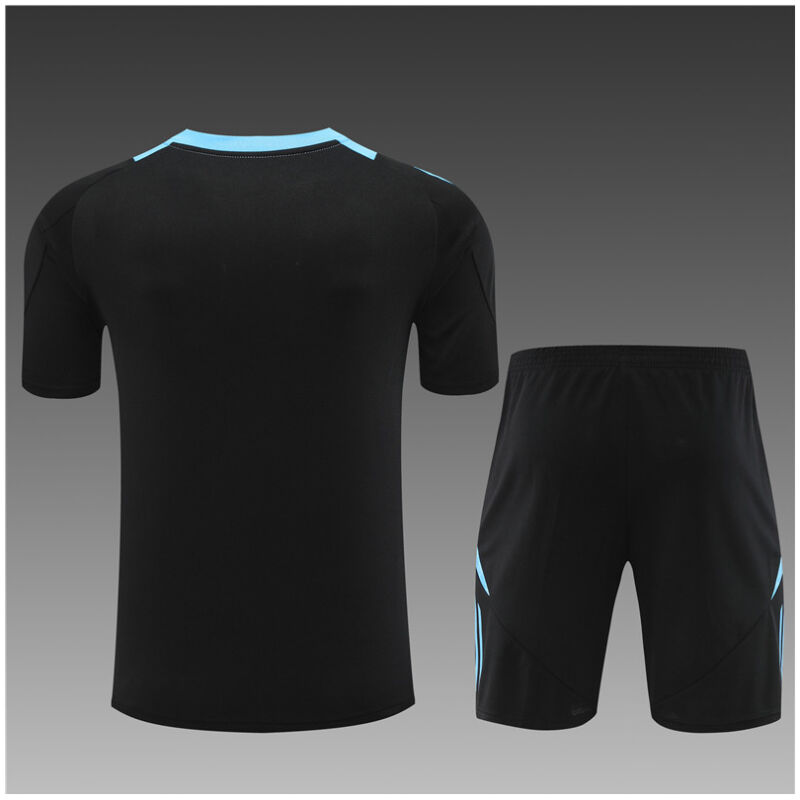 Kids Argentina Short Training Suit Black 2024