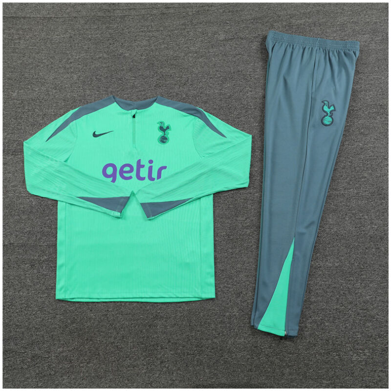 Kids Tottenham Hotspur Training Suit Green 2024/25