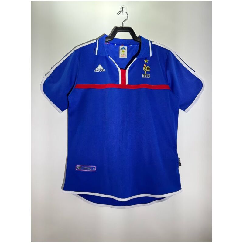 Mens France Retro Home Jersey 2000