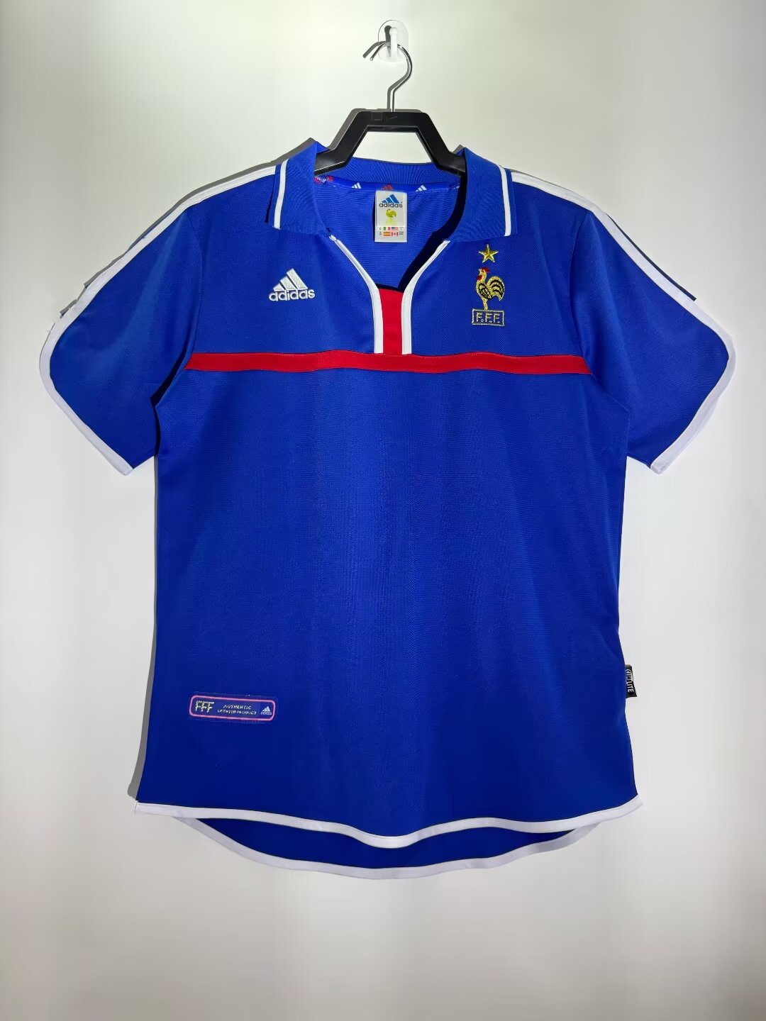 Mens France Retro Home Jersey 2000