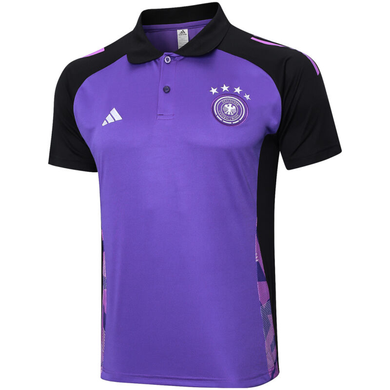 Mens Germany Polo Shirt Purple 2024