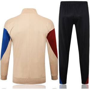 Mens Barcelona Jacket + Pants Training Suit Gold 2024/25