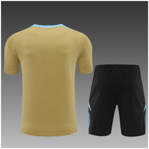 Kids Argentina Short Training Suit Gold 2024