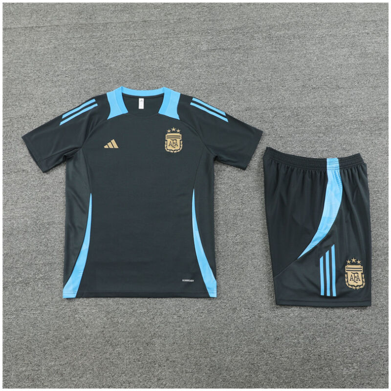 Kids Argentina Short Training Suit Dark Grey 2024