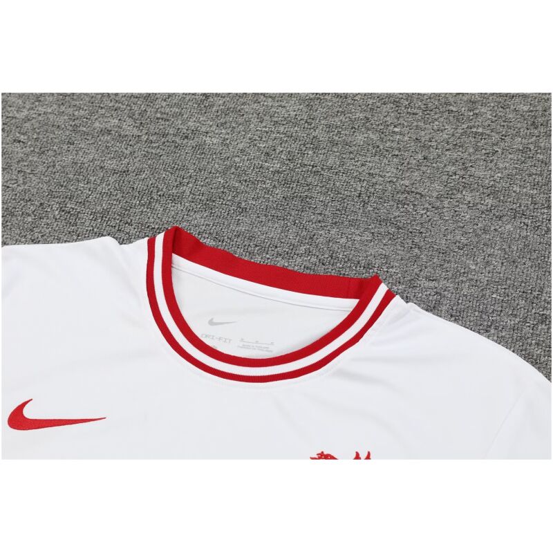 Mens Liverpool Short Training Suit White 2024/25